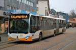 Neuer MVG Mercedes Benz Citaro 2 G Wagen 941 am 28.12.18 in Mainz Schillerplatz