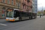 Mainzer Mobilität Mercedes Benz Citaro 2 G Wagen 911 am 09.11.19 in Mainz 