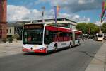 Mainzer Mobilität Mercedes Benz Citaro 2 G Wagen 955 am 10.08.21 am Höfchen