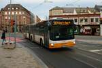 DB Regio Bus Mainz MAN Lions City G Wagen 312 am 31.12.21 in Mainz Innenstadt