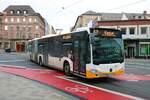 Mainzer Mobilität Mercedes Benz Citaro 2 G Wagen 964 am 31.12.21 in Mainz Innenstadt