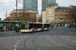 Mainzer Mobilität Mercedes Benz Citaro 2 G Wagen 949 am 11.01.22 in Mainz Innenstadt