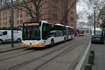 Mainzer Mobilität Mercedes Benz Citaro 2 G Wagen 973 am 11.01.22 in Mainz