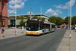 DB Regiobus Mitte MAN Lions City G Wagen 318 am 16.08.22 am Höfchen in der Innenstadt