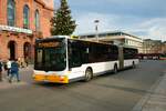 Mainzer Mobilität MAN Lions City G Wagen 764 am 31.12.22 am Höfchen in der Innenstadt