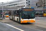 Mainzer Mobilität MAN Lions City Wagen 775 am 12.02.24 in Mainz Hauptbahnhof