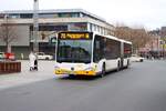 Mainzer Mobilität Mercedes Benz Citaro 2 G Wagen 969 am 31.12.25 am Höfchen in der Innenstadt