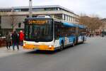 Mainzer Mobilität MAN Lions City Wagen 761 am 31.12.25 am Höfchen in der Innenstadt