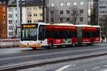 Mainzer Mobilität Mercedes Benz Citaro 2 G Wagen 968 am 16.02.26 in Mainz Hauptbahnhof