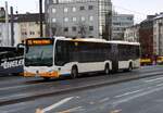 Mainzer Mobilität Mercedes Benz Citaro 2 G Wagen 972 am 16.02.26 in Mainz Hauptbahnhof