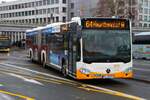 Mainzer Mobilität Mercedes Benz Citaro 2 G Wagen 973 am 16.02.26 in Mainz Hauptbahnhof