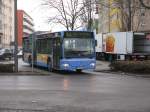 Am 03.02.09 (Streik) ist ein Citaro von Ludwig auf der Linie N41 am Harras zu sehen.