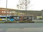 Stadtbusverkehr in Mnster am Hauptbahnhof, Dezember 2007