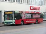 Wagen 264 der NVG bedient am 30.8.10 die Linie 311 am Stummdenkmal und wird anschließend auf der Linie 302 nach Ottweiler unterwegs sein.