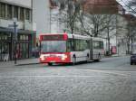 Bus von Winkelmann Reisen am Haubtbahnhof(4.1.13) in Osnabrck.