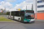 P-AV 972 (Mercedes Benz Citaro Facelift) fährt am 01.05.2015 auf der Linie N17. Aufgenommen am Hauptbahnhof in Potsdam.
