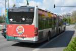 P-AV 974 (Mercedes Benz Citaro Facelift) fährt am 01.05.2015 auf der Linie N14. Aufgenommen am Hauptbahnhof in Potsdam.
