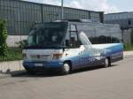 Flughafenbus wartet auf sein nchsten Einsatz von Rostock Hauptbahnhof/Sd Richtung Flughafen Rostock-Laage.(07.08.09)