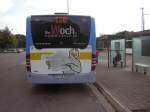 Diese Foto wurde am 05.09.2009 in Brebach Fotografiert, der Citaro trgt Werbung von Die Woch.