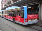 Ein MAN Lions City Bus am Saarbrcker-Hauptbahnhof. Das Foto wurde am 10.09.2009 aufgenommen.