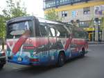 Ein Mercedes Reisebus aus der Schweiz.