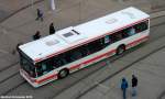 Mercedes Bus auf der Fahrt an seine Haltestelle Saarbrcken Hauptbahnhof.Das Bild habe ich am 26.10.2010 gemacht.