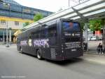 Ein Temsa Safari HD steht an der Haltestelle Saarbrcken Hauptbahnhof. Das Foto habe ich am 15.05.2010 gemacht.