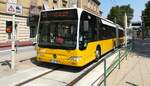 MB Citaro Bus 7213 der SSB, Linie 52, Haltestelle Rosensteinbr�cke, Stuttgart, am 23.