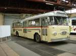 Ehemaliger O-Bus im ehemaligen Straßenbahnmuseum in Stuttgart-Zuffenhausen.