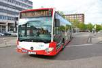 Stadtwerke Trier Mercedes Benz Citaro 2 G Wagen 44 am 27.04.18 in Trier Hbf 