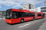 Bus Ulm: MAN Lion's City G von DB ZugBus Regionalverkehr Alb-Bodensee GmbH (RAB), aufgenommen im Juni 2016 am Hauptbahnhof in Ulm.