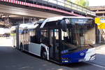 Solaris Urbino 18 IV der Völklinger Verkehrsbetriebe, Indienststellung am 27.04.18, hier am 04.05.2018 an der Haltestelle  Weltkulturerbe ..
