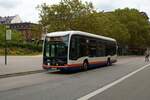 ESWE Verkehr Mercedes Benz eCitaro Wagen 175 am 17.08.21 in Wiesbaden