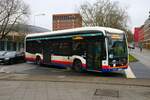 ESWE Verkehr Mercedes Benz eCitaro Wagen 122 am 09.12.23 in Wiesbaden