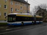  Hess Trolleybus BGT-N2C auf der Linie 683 nach Solingen Burger Bahnhof an der Haltestelle Wuppertal-Vohwinkel Rokamper Strae.(19.2.2013)   