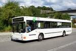 Bus Aue / Bus Erzgebirge: MAN EL (ASZ-BV 45) der RVE (Regionalverkehr Erzgebirge GmbH), aufgenommen im August 2022 am Bahnhof von Aue (Sachsen).