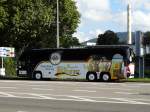 Neoplan Reisebus mit Bitburger Werbung am 27.09.14 in Heidelberg 