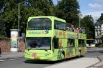 Hier ist einer der vielen Touristen Busse die in Trier Fahren.