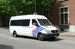 Mannschaftswagen Mercedes-Benz Sprinter der Federal Polizei Belgien, aufgenommen 21.07.2009 am Luchtmachtlaan Etterbeek   