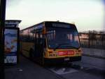 Ein Bus in der nähe vom Atomium in Brüssel