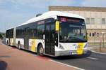 Belgien / Bus Oostende / Bus Ostende: Van Hool New AG300 von De Lijn, aufgenommen im Mai 2018 im Stadtgebiet von Ostende.