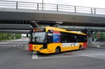 Bus Dänemark / Region Seeland / Region Sjælland: VDL Citea LLE (Light Low Entry) - Wagen 7506 von Trafikselskabet Movia (Eigentümer Fahrzeug: Umove A/S), aufgenommen im Mai 2016 am Hauptbahnhof von Kopenhagen.