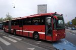 Bus Dänemark / Region Seeland / Region Sjælland: Volvo B12MA-55 / Säffle 8500 von Dyssells Busser (Lackierung: AB Storstockholms Lokaltrafik, Stockholm), aufgenommen im Mai 2016 in der Nähe vom Hauptbahnhof von Kopenhagen.