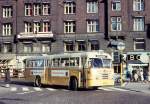 Kopenhagen KS Buslinie 38 (Leyland-DAB 939) Vester Voldgade / Rådhusplads (Rathausplatz) im November 1968.