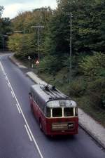 NESA Trolleybus 50 (Sonderfahrt) Klampenborg, Dyrehavevej am 10.