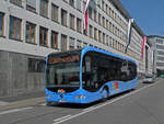 Mercedes Citaro von Distribus, auf der Linie 604, fährt am 02.05.2011 zur Endstation an der Schifflände.