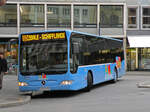 Mercedes Citaro von Distribus, auf der Linie 604, wartet am 23.06.2009 an der Endstation an der Schifflände.