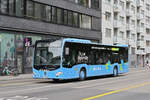 Mercedes Citaro Hybrid von Distribus, auf der Linie 604, f�hrt am 04.05.2026 zur Haltestelle Voltaplatz.