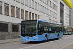 Mercedes Citaro Hybridbus von Distribus, auf der Linie 604, f�hrt am 07.09.2026 durch die Spiegelgasse zur Haltestelle an der Schiffl�nde.