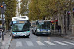26.10.2018 / Frankreich - Paris / EG-177-RX -> MAN Lion's City Hybrid & AB-610-VB -> Irisbus Citelis.